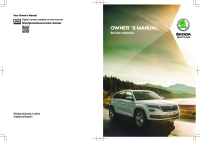 Skoda Kodiaq - Owners Manual 2020 EN 